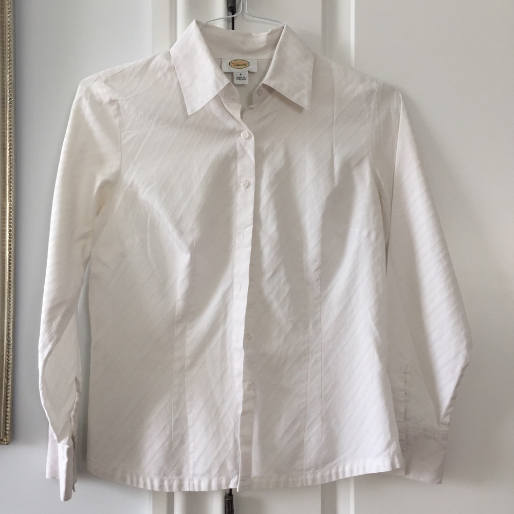 Talbots Fitted Button Down Blouse